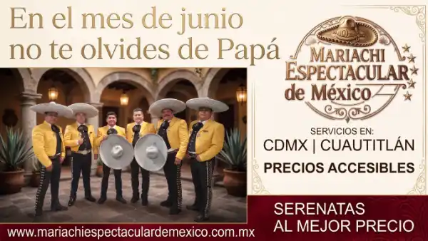 Sereanatas económicas con mariachi en Cuautitlán